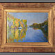 Painting: oil painting 'Golden morning' landscape, Pictures, Moscow,  Фото №1