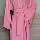  Хлопковый женский халат-кимоно для дома,отдыха,пляжа Фламинго. Халаты. Oxygen (Zinochka-buch). Ярмарка Мастеров.  Фото №5