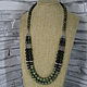 Collar de doble fila de piedras de serpentina (serpentinita). Necklace. Magic box. Online shopping on My Livemaster.  Фото №2