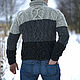 Заказать  свитер твидовый "Стефан". KnitStyle Assorti077. Ярмарка Мастеров. . Свитеры мужские Фото №3