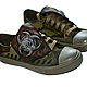 Order Sneakers: Sneakers: SNEAKERS with skulls. CUSTOM SNEAKERS. FamilySkiners. Livemaster. . Training shoes Фото №3