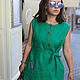 Tunic Green embroidery. Blouses. Алена Тимофеева (indeeza). Online shopping on My Livemaster.  Фото №2