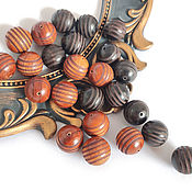 Материалы для творчества handmade. Livemaster - original item Beads are valuable Cameroonian Ebony/Rosewood strip 20mm. Handmade.