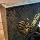 Интерьерные картины, объемные с  поталью "Black & Gold". Картины. Моя Прелесть. Ярмарка Мастеров.  Фото №6