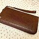 Zipper wallet, made of genuine ostrich leather. Wallets. SHOES&BAGS. My Livemaster. Фото №6