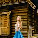 Floor-length skirt ' Blue cool'. Skirts. Slavyanskie uzory. Online shopping on My Livemaster.  Фото №2