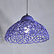 Order Lamp Purple ball. Elena Zaychenko - Lenzay Ceramics. Livemaster. . Ceiling and pendant lights Фото №3