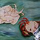 Order Oil painting Two crabs. Ermolaeva Olesya. Livemaster. . Pictures Фото №3