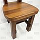 Стул из массива дерева с брашировкой WOODVILLE. Стулья. Мебельный бутик (Wofurniture). Ярмарка Мастеров.  Фото №6
