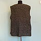 Knitted grey vest. Vests. vyazanaya6tu4ka. My Livemaster. Фото №4