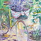 "Лавандовый день"картина маслом прованс,велосипед, Картины, Шостка,  Фото №1
