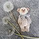 Заказать Мишка тедди Одуванчик 10 см. Элина Шишкина (elina-teddy). Ярмарка Мастеров. . Мишки Тедди Фото №3