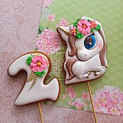 Сувениры и подарки handmade. Livemaster - original item Gingerbread with unicorn. Handmade.