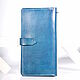 Order Women's leather wallet 'Butterfly blue'. CRAZY RHYTHM bags (TP handmade). Livemaster. . Wallets Фото №3