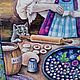  665. Большая разделочная доска Хозяюшка. Заготовка пельменей. Утварь. Татьяна - шкатулки для души. Ярмарка Мастеров.  Фото №6