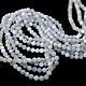 Кружевной голубой агат 3,5мм нить 38см. Бусины. Beads. Ярмарка Мастеров.  Фото №5