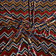 Бархат деворе дизайн Missoni. Ткани. Итальянские ткани  vip_tkani_italia. Ярмарка Мастеров.  Фото №7