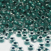 Материалы для творчества handmade. Livemaster - original item Czech beads 10/0 Dark green procras 10 g 38458 Preciosa. Handmade.