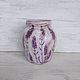  glass vase with lavender. Vases. Leksadekor (leksadekor). Online shopping on My Livemaster.  Фото №2