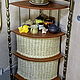 Order Corner basket - box triangular woven from a vine. Elena Shitova - basket weaving. Livemaster. . Storage Box Фото №3