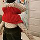 Лось новогодний в стиле Тильда. Интерьерная кукла. MiraWoW.toys. Интернет-магазин Ярмарка Мастеров.  Фото №2