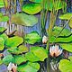 Landscape, oil Painting-Water lilies_vladimir Chernov. Pictures. VladimirChernov (LiveEtude). Online shopping on My Livemaster.  Фото №2