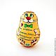 Roly Poly Red Cat nevalyashka music Russian tilting doll toy. Dolls1. DonArtStudio. Online shopping on My Livemaster.  Фото №2