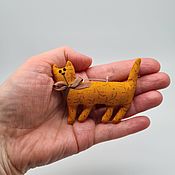Украшения handmade. Livemaster - original item Brooch cat OLAKRA. Handmade.