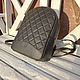 Рюкзак "Классика стёганый". Рюкзаки. Artishok bag. Ярмарка Мастеров.  Фото №4