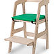 Мягкая подушка для растущего стула ALPIKA-BRAND Egoza, зеленая. Мебель для детской. Alpika-brand. Интернет-магазин Ярмарка Мастеров.  Фото №2