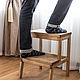 Stool-stepladder made of light ash, Stools, Moscow,  Фото №1