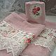 MONOGRAM and ROSES-Terry towels in assortment. Towels. HOME TEXTILE (jannet). My Livemaster. Фото №5