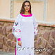 Еmbroidered dress boho, embroidered style, Bohemian, ethnic. Dresses. 'Viva'. Online shopping on My Livemaster.  Фото №2