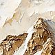 Картины на заказ Картина текстурной пастой Гора со снежными холмами. Картины. Картины на холсте/Галерея искусства❀. Ярмарка Мастеров.  Фото №5