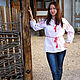 Женская вышитая льняная сорочка "Репейник", Народные рубахи, Староминская,  Фото №1
