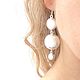 Earrings long large light visible, silver, girl, gift. Earrings. LovelyStones. Online shopping on My Livemaster.  Фото №2
