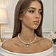 Заказать Колье из жемчуга, украшение подарок. Silver Moda. Ярмарка Мастеров. . Колье Фото №3