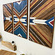 Панно "NESH" - 130x70 см. Панно. DecorinWood. Ярмарка Мастеров.  Фото №5