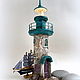  Маяк-светильник из бутылки на батарейках. Ночники. Елена Сухотина handmade decoupage. Интернет-магазин Ярмарка Мастеров.  Фото №2