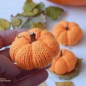 Подарки к праздникам handmade. Livemaster - original item Set of decorative pumpkins - 3 pieces. Handmade.