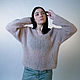 Свитер ручной вязки. Свитеры. Nataly-knit4you. Ярмарка Мастеров.  Фото №4