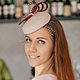 Order felt hat with veil retro. Color cream / cherry. Exclusive HATS. LANA ANISIMOVA.. Livemaster. . Hats1 Фото №3