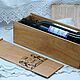 Bottle Decoration Box wooden box for wine bottle. Bottle design. Studio Villa-Oliva. My Livemaster. Фото №5