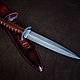 Dagger made of Damascus steel ' Legion'. Knives. zlathunter. My Livemaster. Фото №5