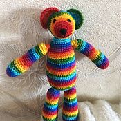Куклы и игрушки handmade. Livemaster - original item Rainbow Mouse. Handmade.