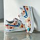 Заказать Кастомные кроссовки Nike Air Force унисекс ручная роспись сладости. O-Go-Art.Кастомизация одежды и обуви. Ярмарка Мастеров. . Кроссовки Фото №3