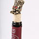 Order Decorative bottle stopper:' Skull with crown'. Best-gifs valentin. Livemaster. . Bottle design Фото №3