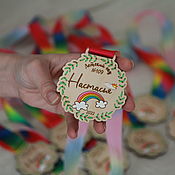 Сувениры и подарки handmade. Livemaster - original item Personalized Souvenirs: Medals at graduation. Handmade.