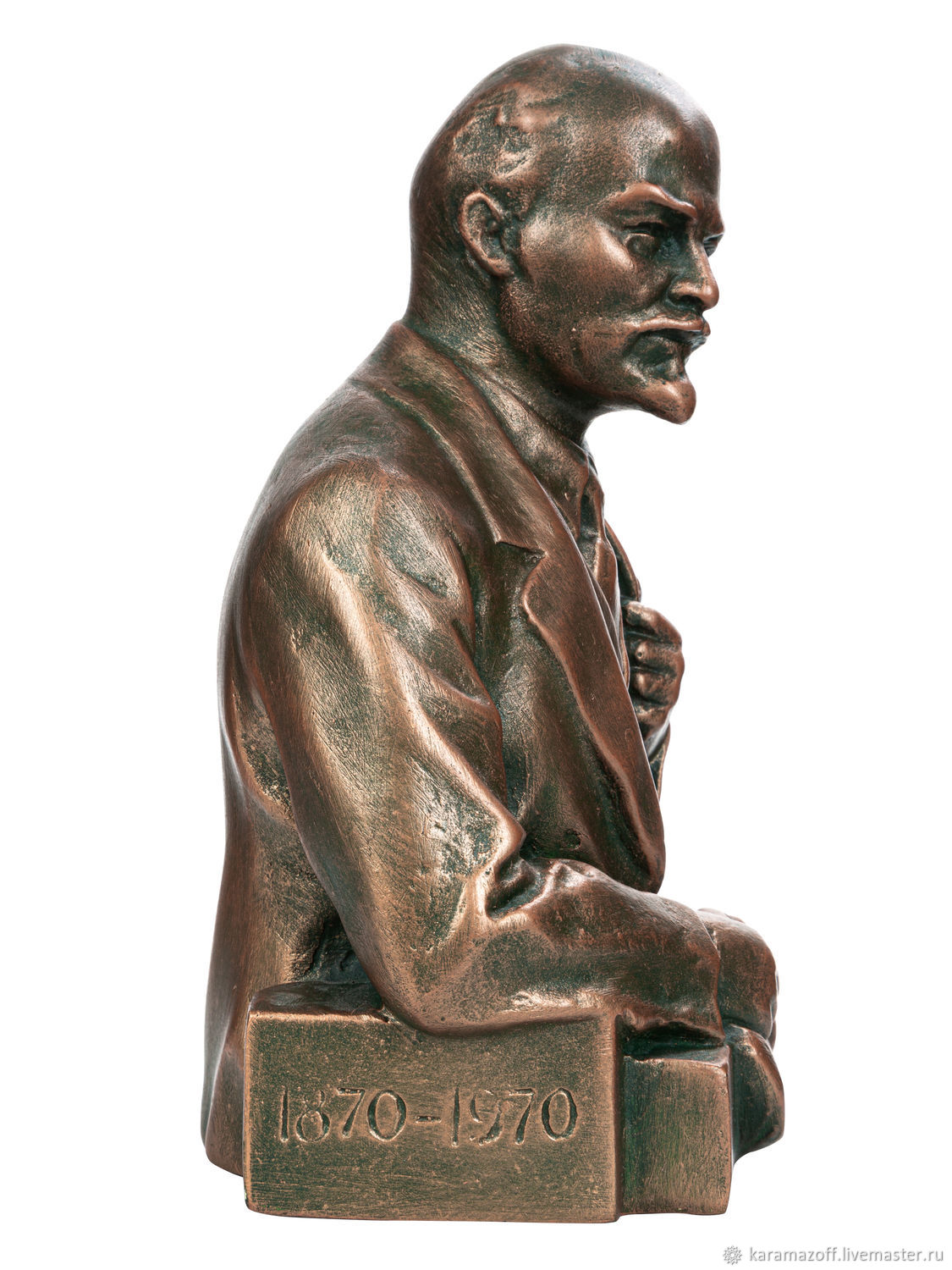 Скульптура Ленин с кепкой в руке