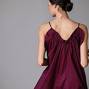 Одежда handmade. Livemaster - original item Amelie chemise made of Italian cambric of dusky pink color. Handmade.